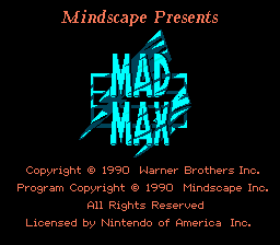 Mad Max screenshot 3 for NES